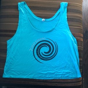 Orangetheory Teal Keep Burning tank